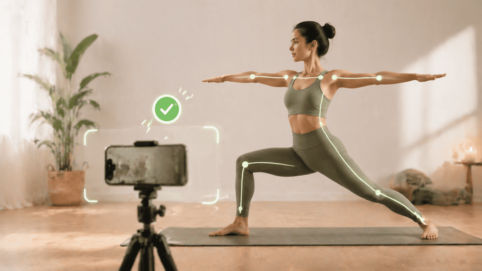 AI-yoga positioner